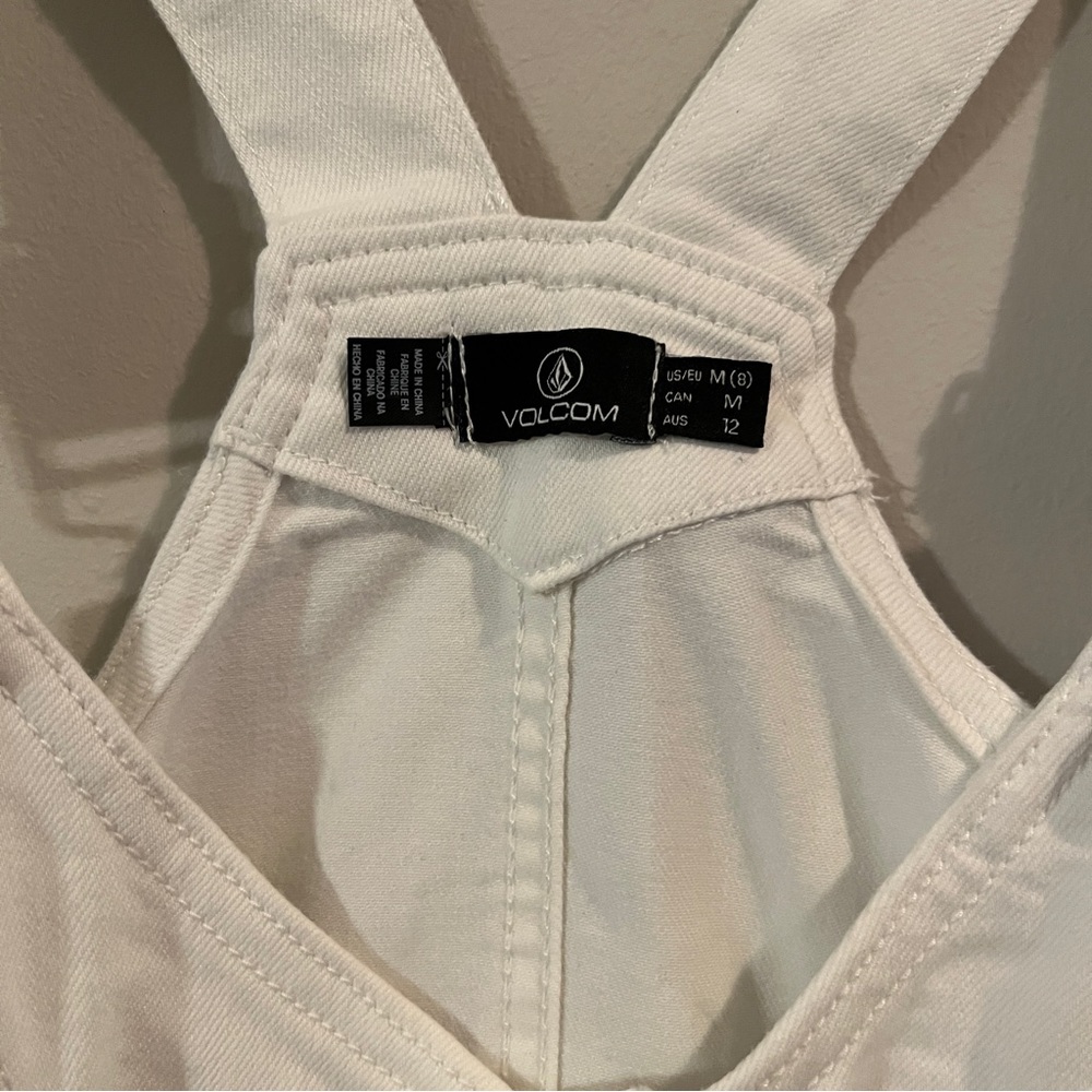 Volcom Button Up Stretch Shorts Overalls Shortfal… - image 2